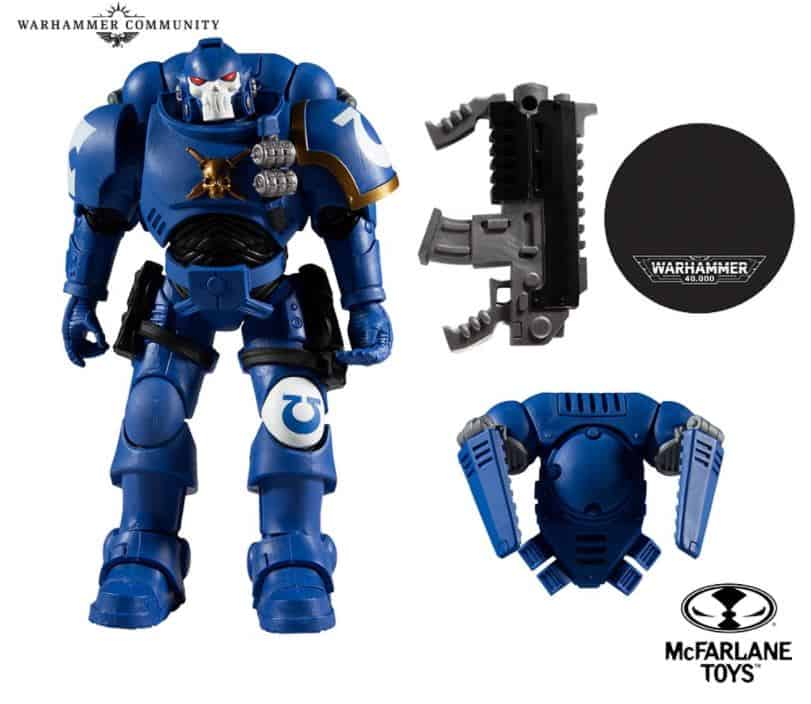 Weapons Chaplain V2 Helmet  McFarlane Toy #27 Warhammer 40k Space Marine Bits 