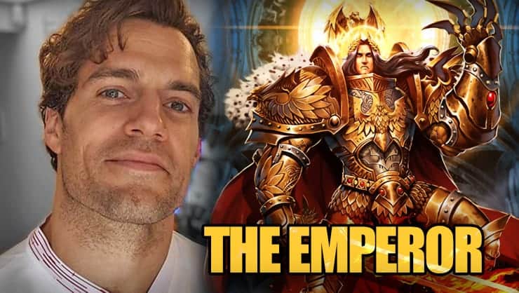 Because you definitely want to watch Henry Cavill build a gaming