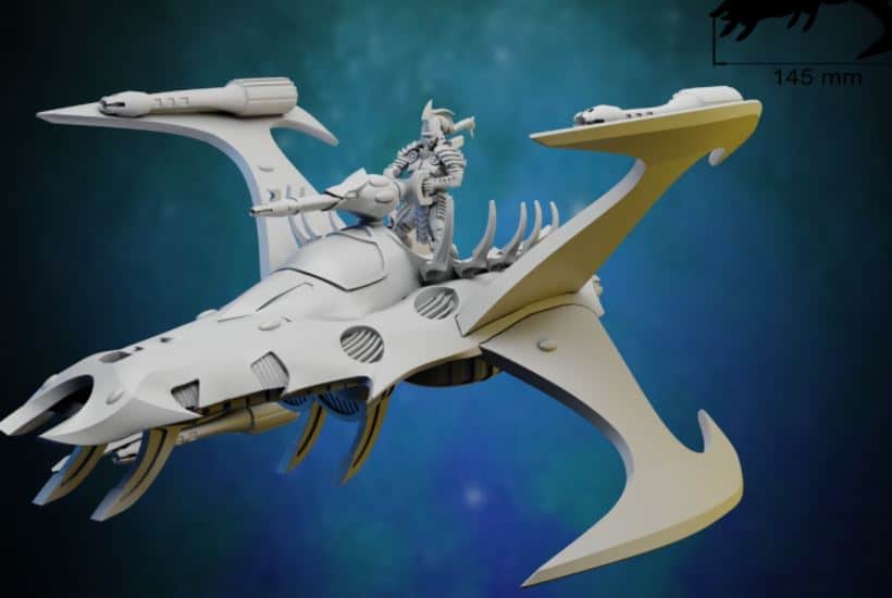 Space Elf Vehicles & Ogres: November Ghamak 3D STL Files