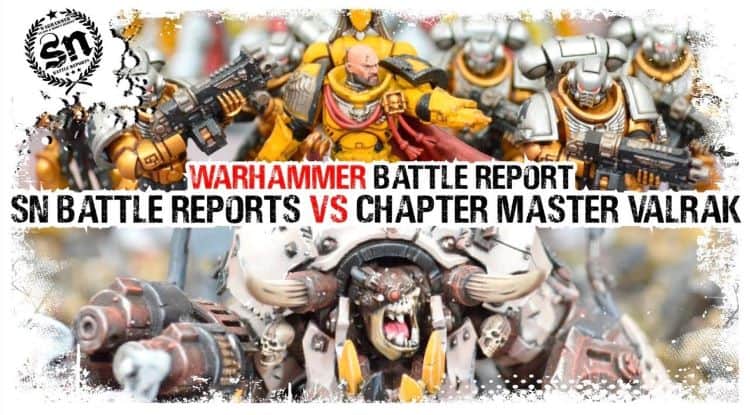 Orks vs Space Marines, Warhammer 40k battle report 