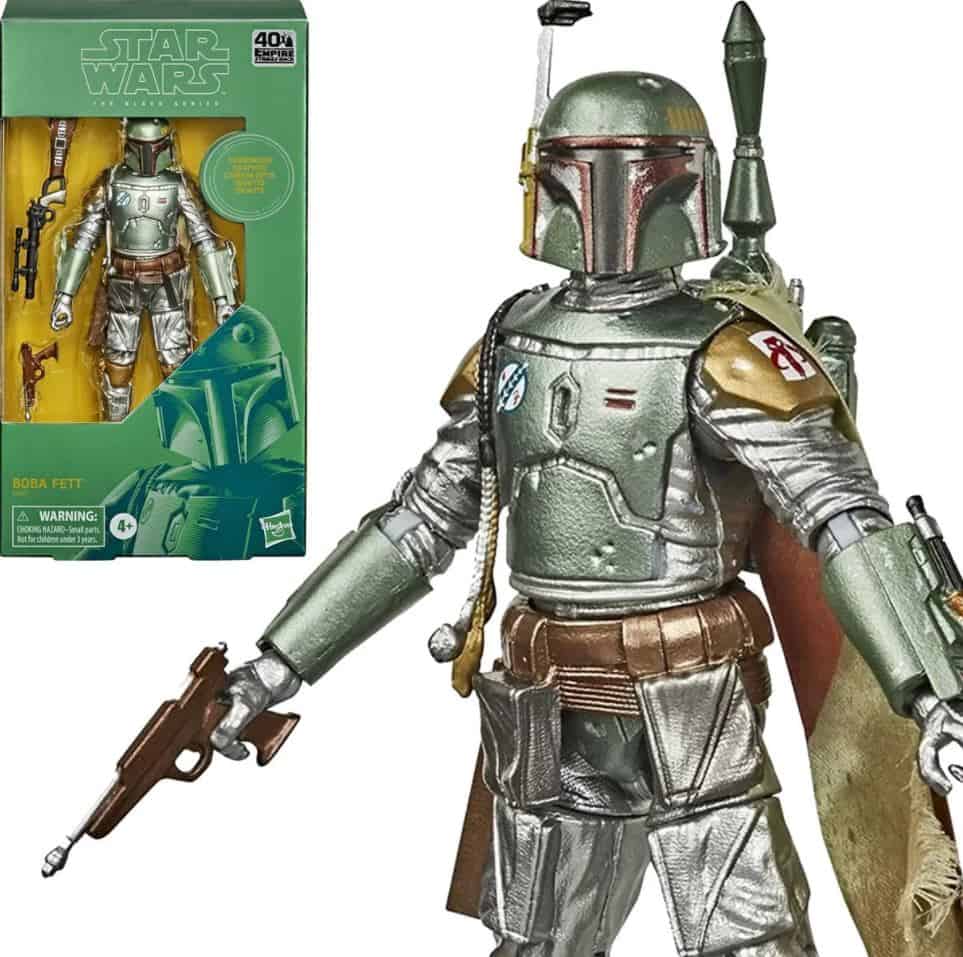 STAR WARS BOBA FETT 2" HOLOGRAPHIC FIGURE FOR 3.75 OR 6 INCH FIGURES RED 