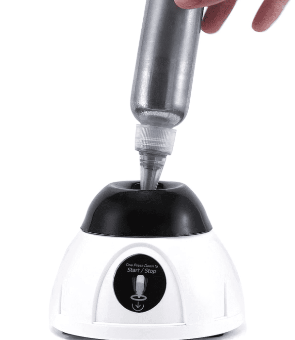 Four E's Scientific Mini Vortex Mixer: 5600rpm 6mm Orbital Diameter Lab Mini-Vortex Shaker 3 Seconds Quickly to Mix