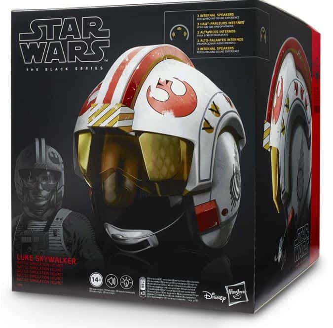 Luke Skywalker XWing Battle Simulation Helmet NIB Star Wars The Black Series 
