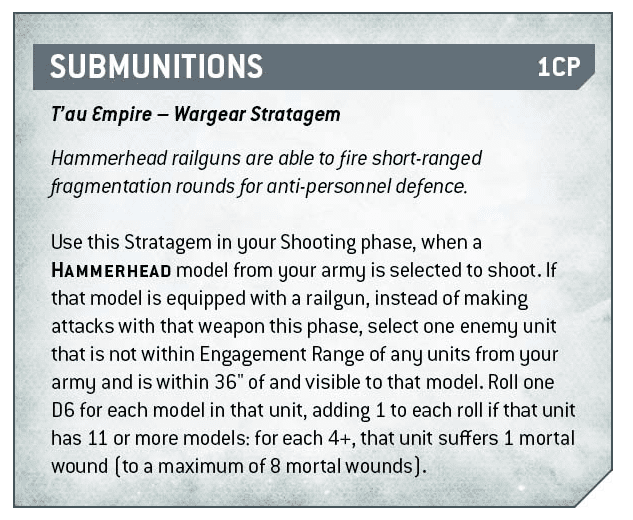 Tau Stratagems