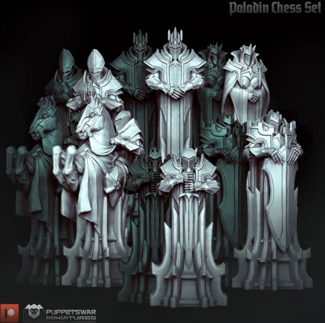 Harry Potter - Chess Figure Set 3D model 3D printable