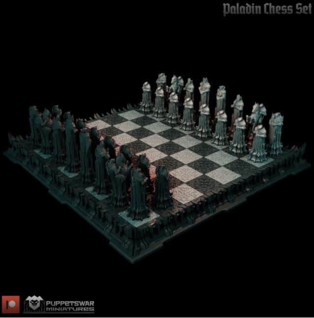 Star Wars Chess Set 3D model 3D printable