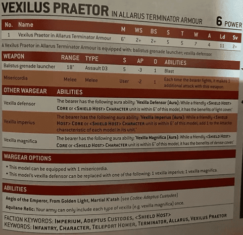 Vexilus Praetor rules from shadowthrone