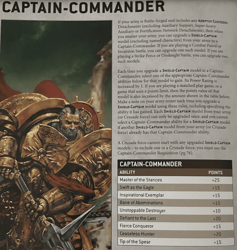 captain commander