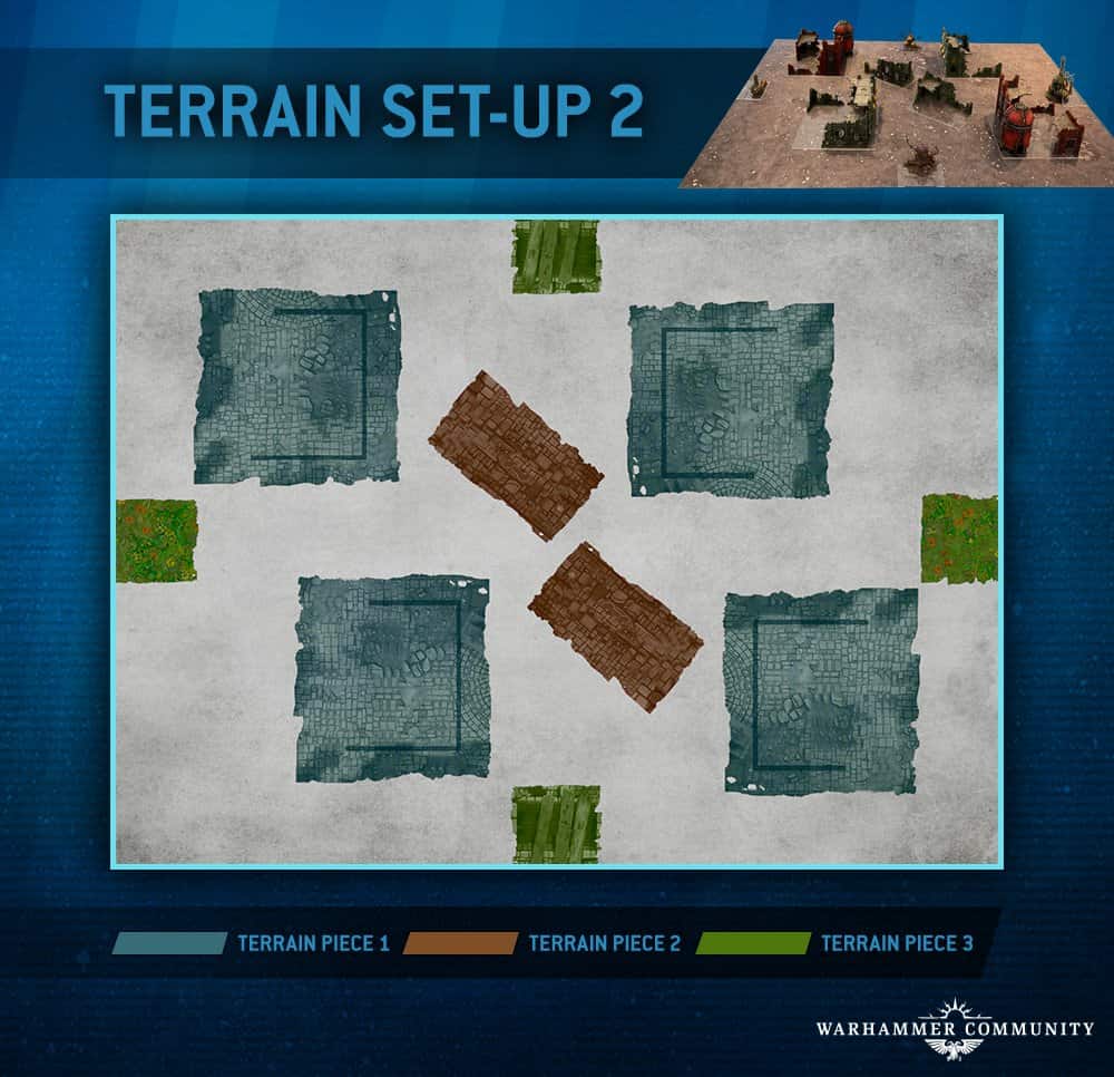 Terrain Setup 2 Terrain Setup 1 chapter approved 2022 GT Mission pack