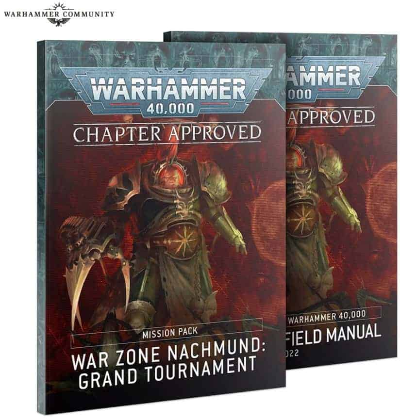 Chapter Approved War Zone Nachmund Grand Tournament Pack and Munitorum Field Manual 2022