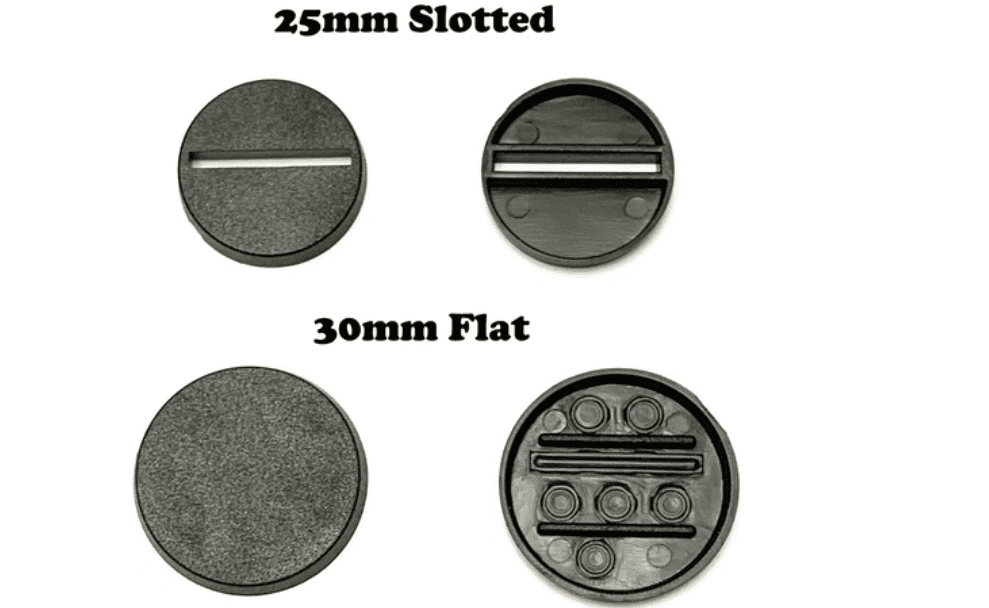 Warhammer 40K 40mm Round Lip Bases LOTR Wargame and Roleplaying New