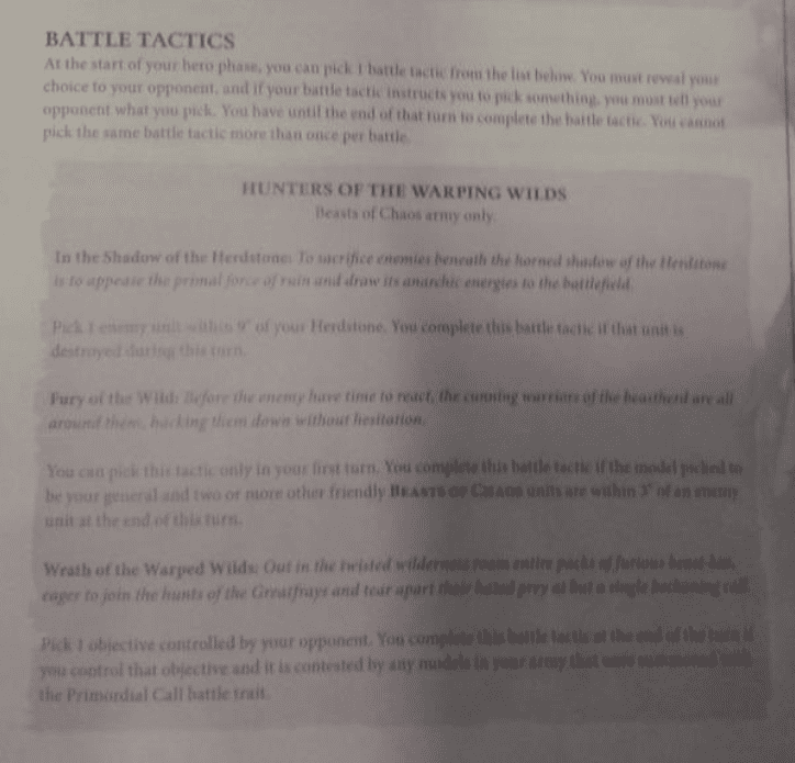 Beasts of Chaos Rules 3