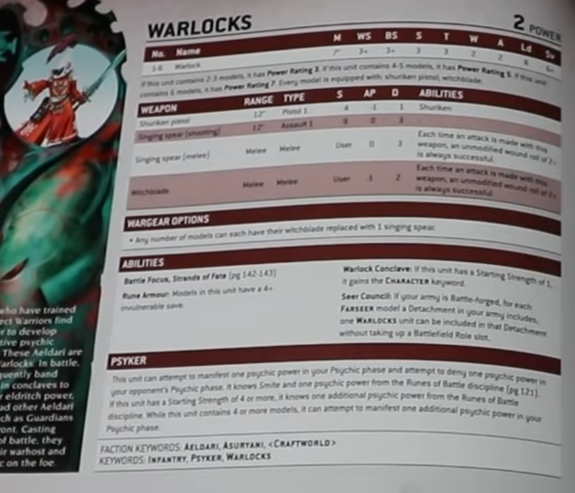 warlocks new datasheet