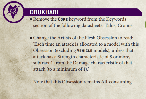 Our section of the Dataslate. Command Protocol changes are