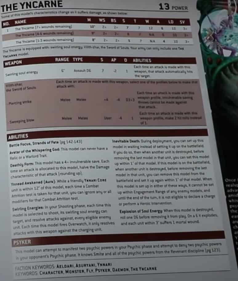 yncarne new datasheet