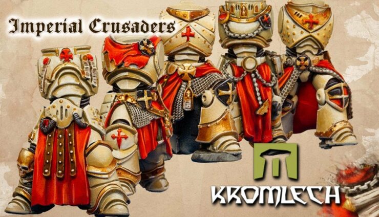 kromlech imperial crusaders unboxing miniatures bits