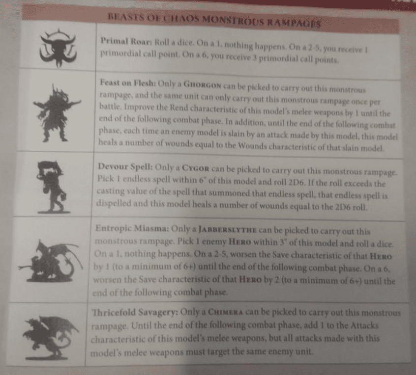 Beasts of Chaos Rules 5