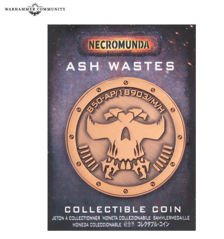 Necromunda Coin games workshop 40k coins