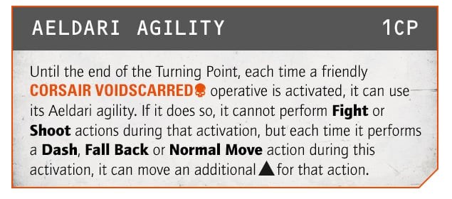 Eldar Corsair rules 2