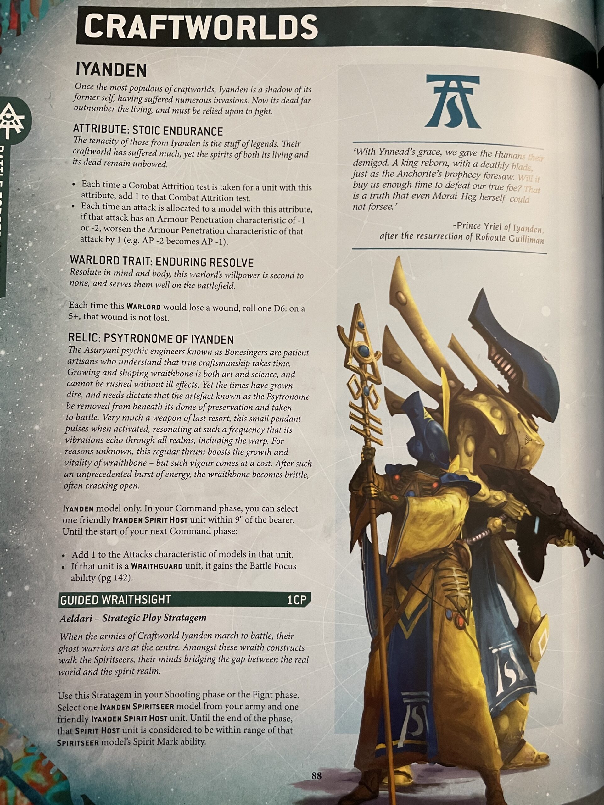 Warhammer 40k Eldar Codex Rulebook Games Workshop GM1777 