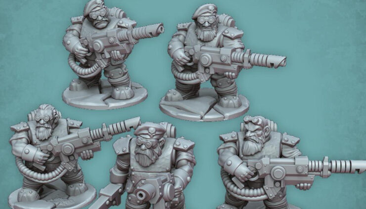 Space Dwarves STL feature