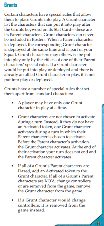 Grunts keyword 2