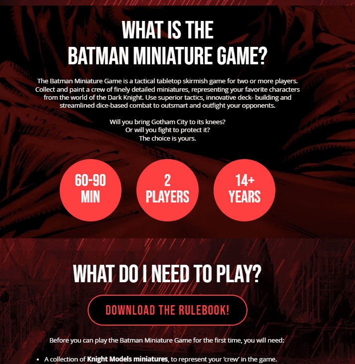 batman website 2