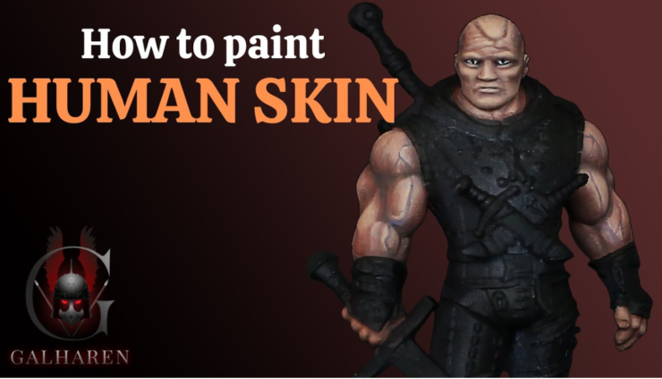 how to paint skin