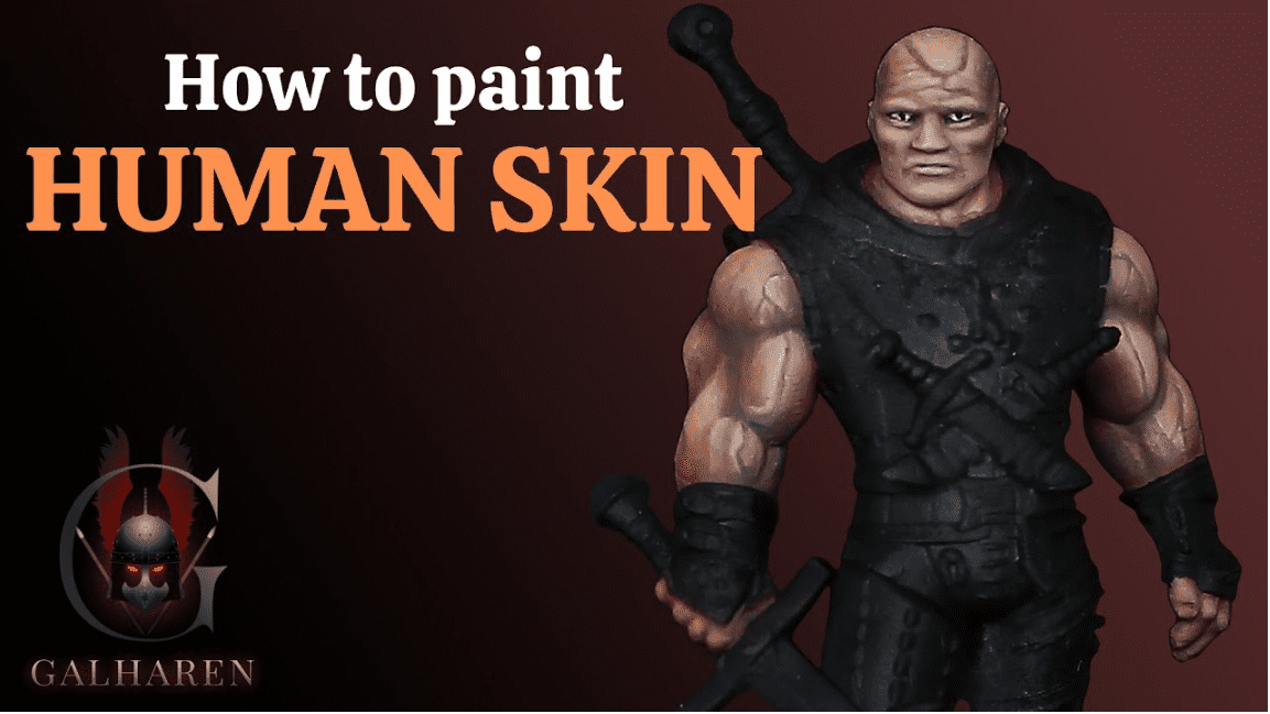 how to paint skin