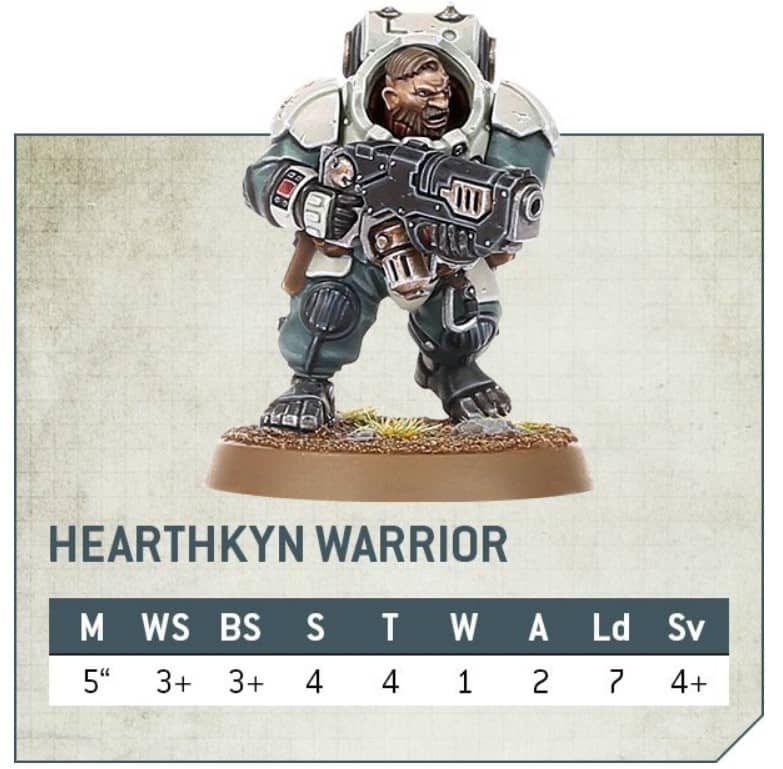 league of votann Hearthkyn warrior