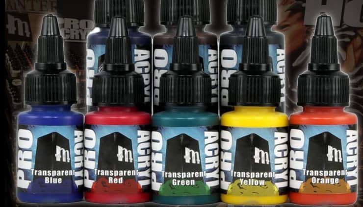 Level Up With These Pro Acrylic Transparent Paints