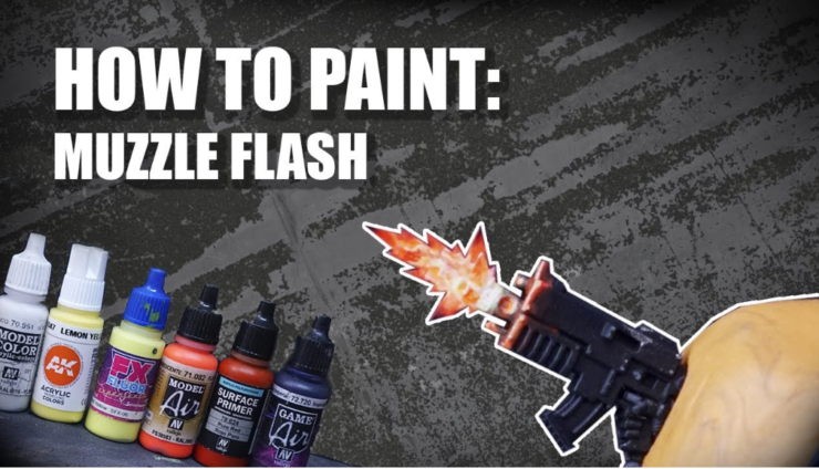 muzzle flash how to paint