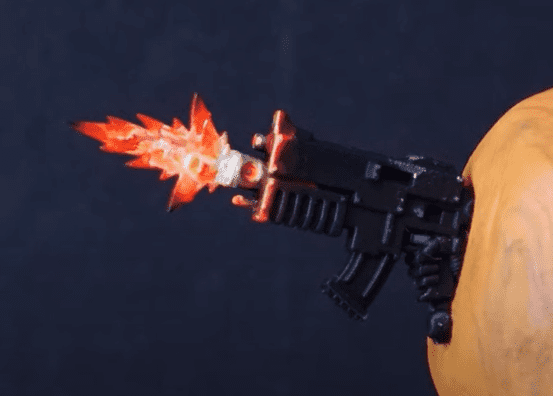 muzzle flash how to paint 8