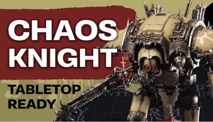 Chaos knight How to Paint