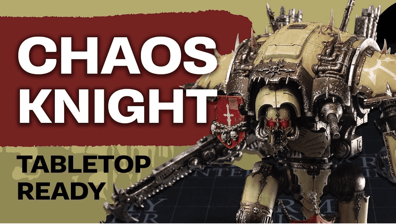 Chaos knight How to Paint