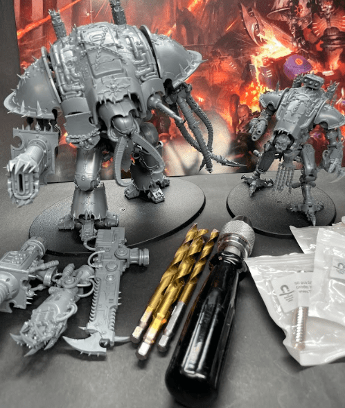 chaos knights how to magentize