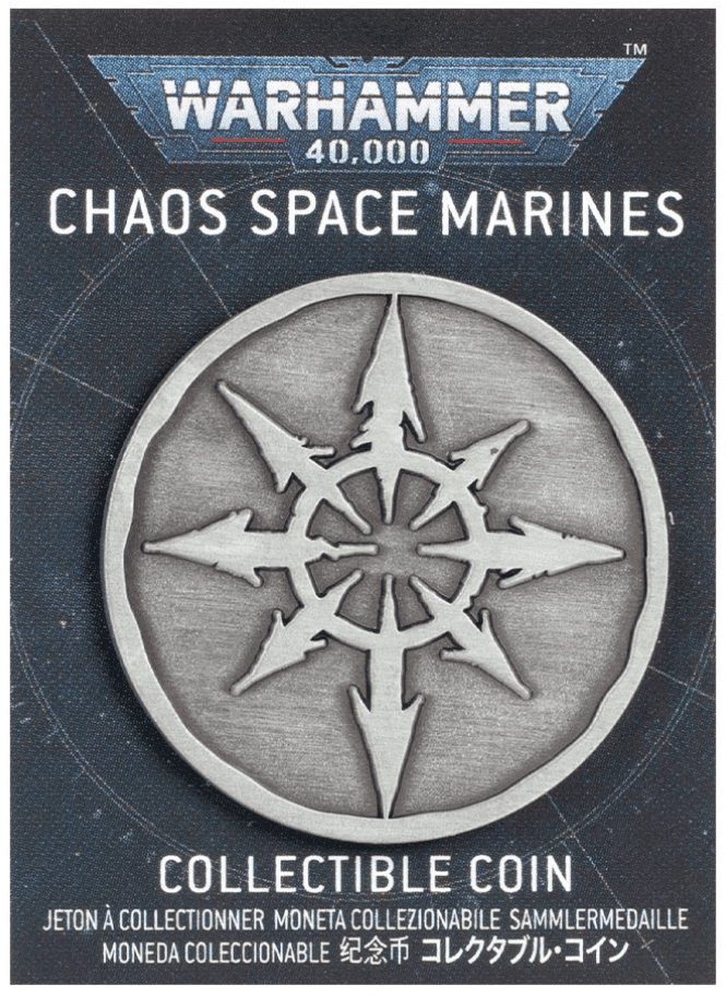 chaos space marine coin