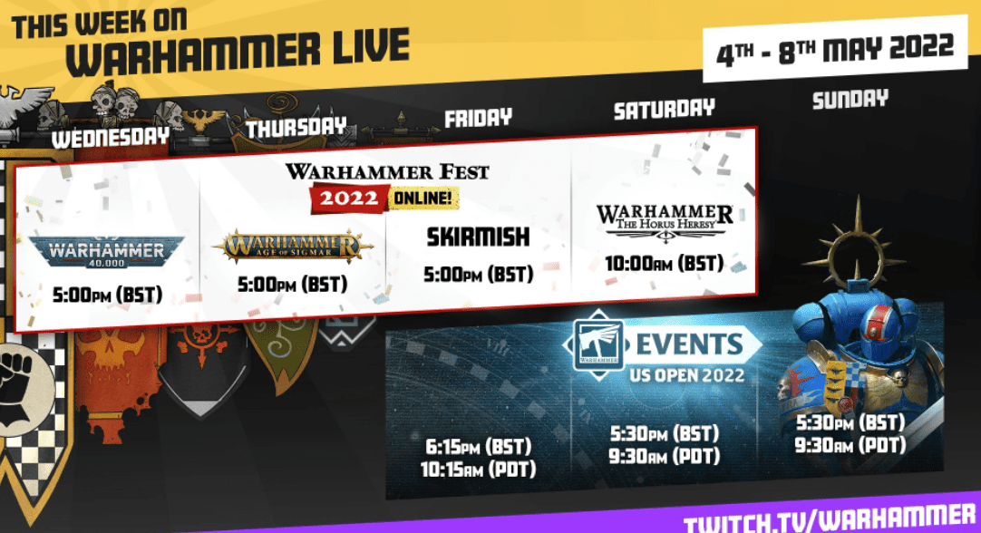 twitch tv warhammer schedule