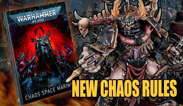 new chaos rules space marines codex warhammer 40k
