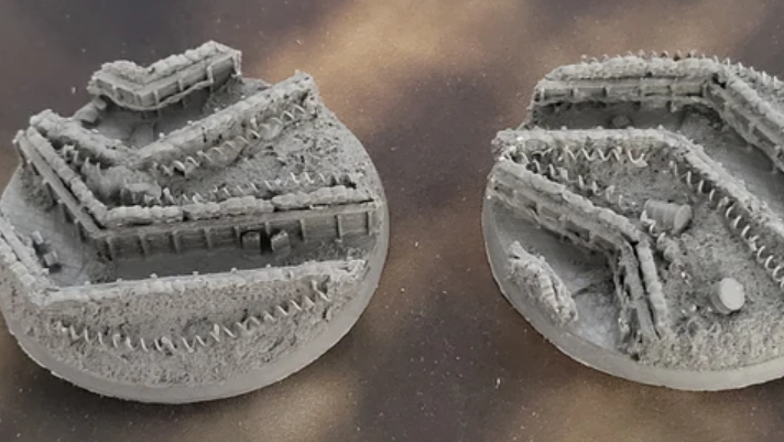 Trench bases feature