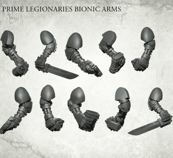 Prime Legionaries Bionic Arms From Kromlech!