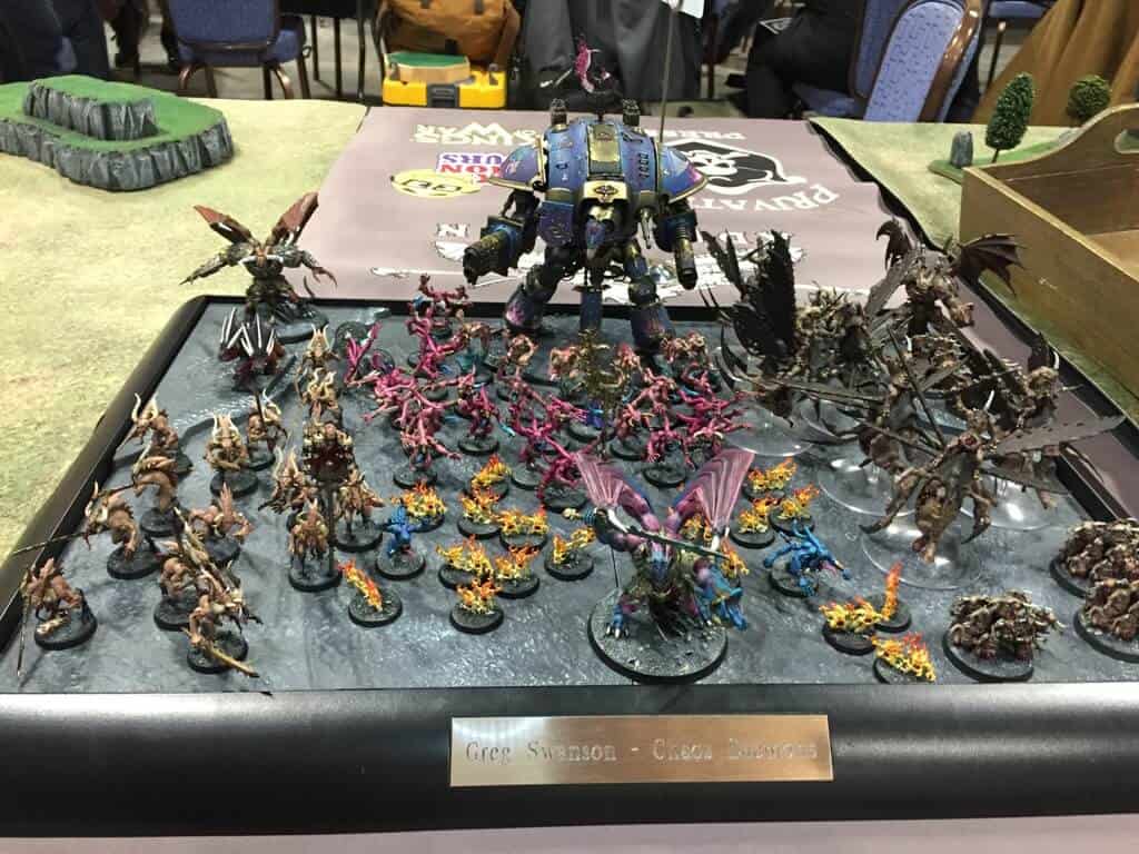 When the Forces of Chaos Come Together: Armies on Parade