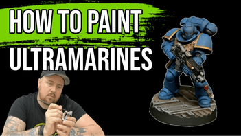 When painting blue plastic models for a non-Ultramarine paint