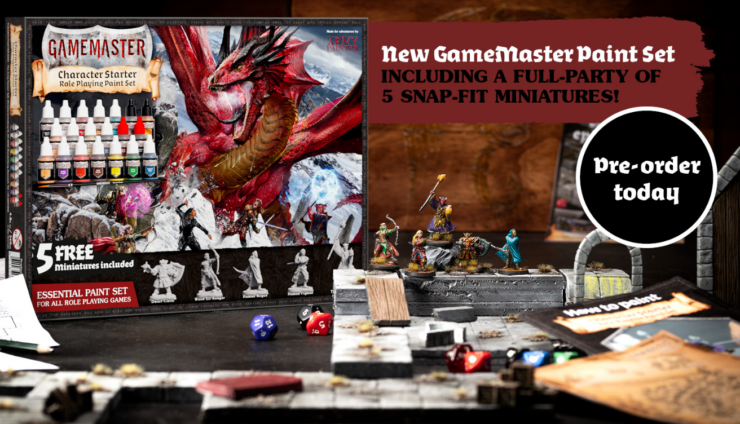 New Gamemaster Character Paint Set From the Army Painter!