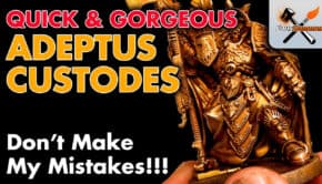 Painting Adeptus Custodes