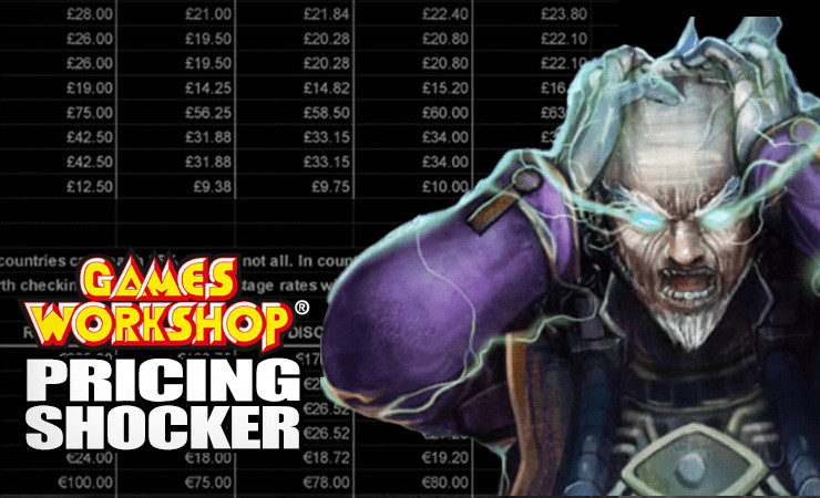 Games Workshop pricing secrets for Warhammer