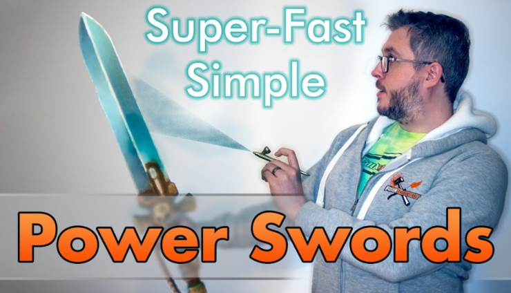 power swords how to paint