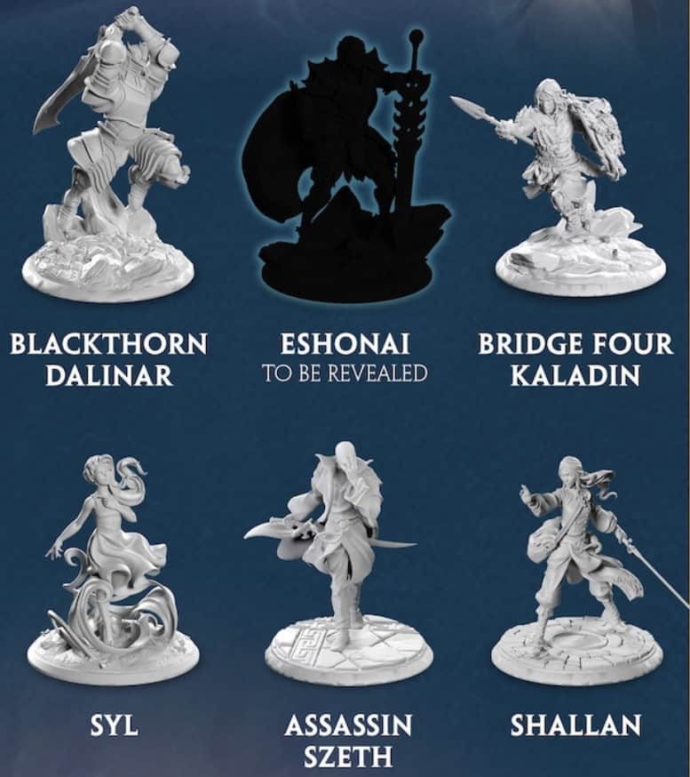 First look at Stormlight Miniatures coming in 2022 : r