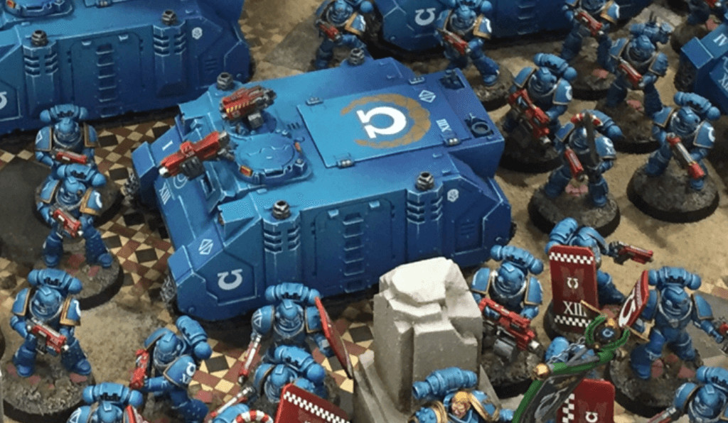 the ultramarines hold a parade