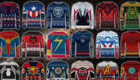 Marvel sweaters feature